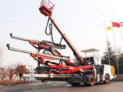 Three Boom Rock Drilling Jumbo