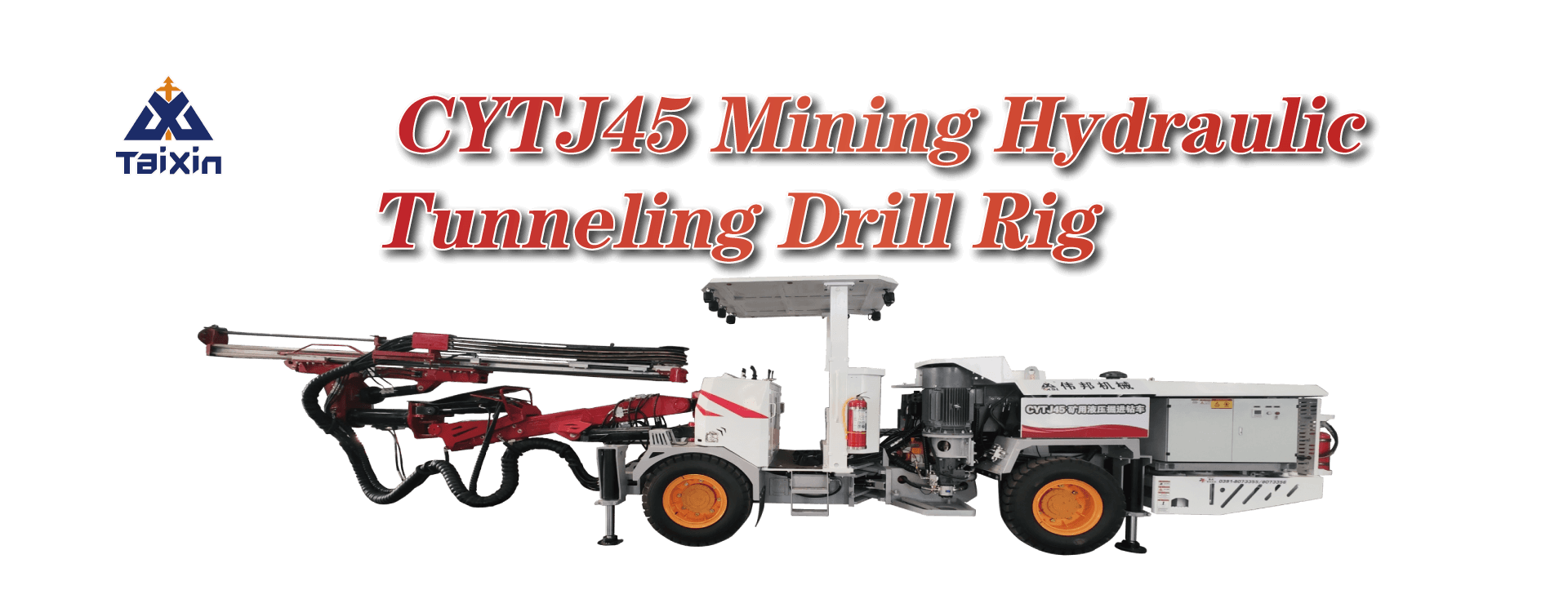 Mining hydraulic tunneling drill rig