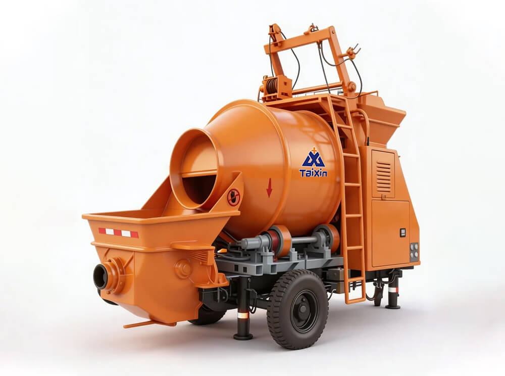 Concrete Pump with Mixer