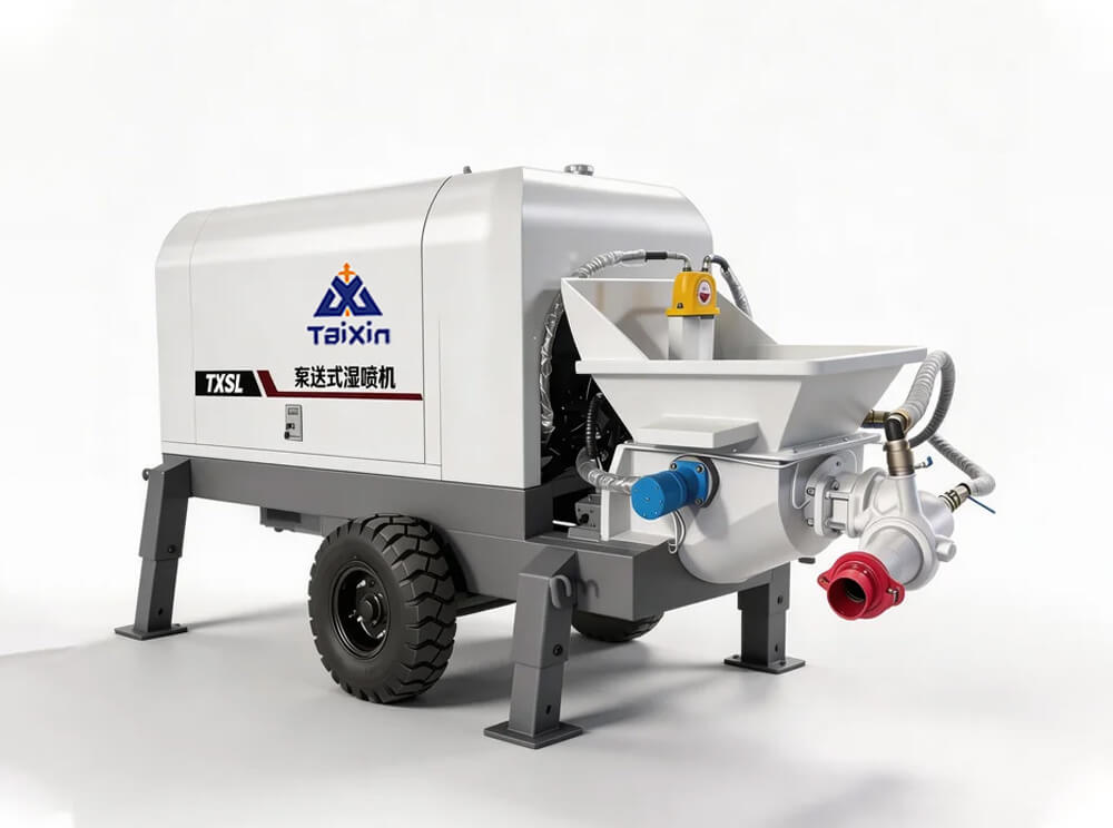 Diesel Pump Type Wet Spraying Machine
