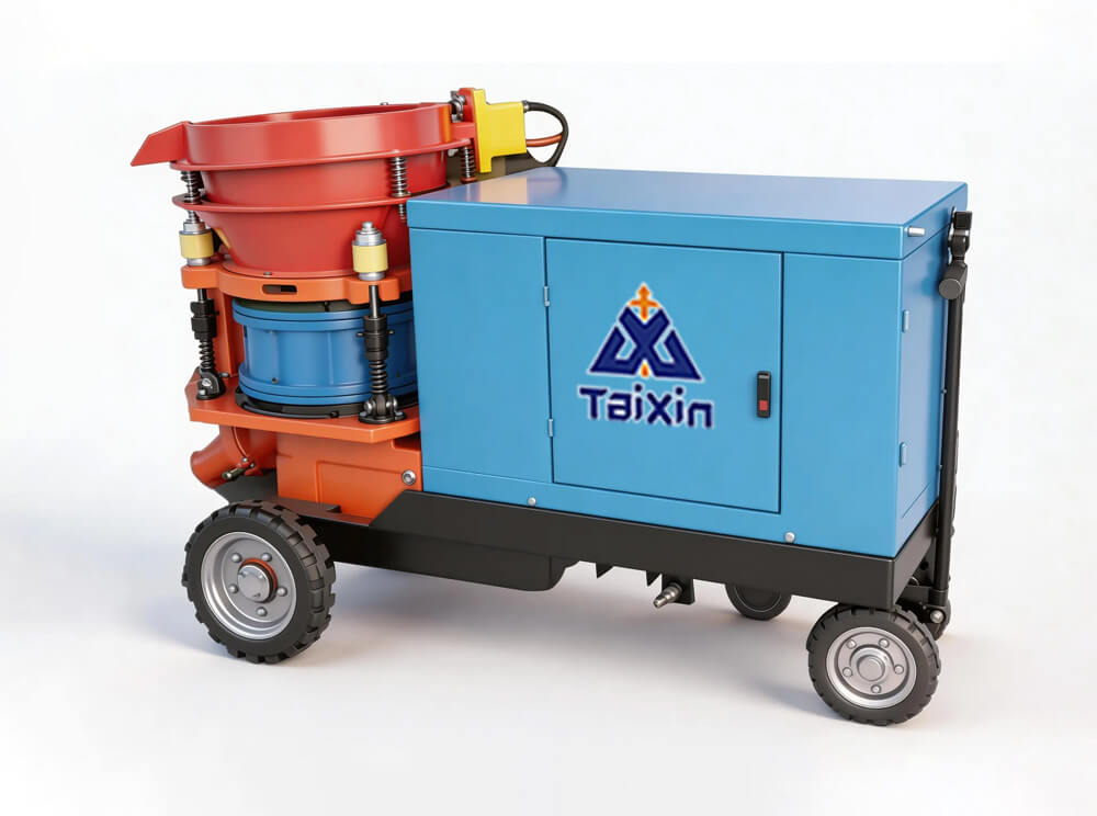 Pneumatic Wet and Dry Shotcrete Machine