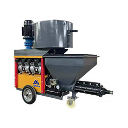 Mixer And Mortar Spraying Machine