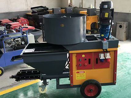 Mixer And Mortar Spraying Machine