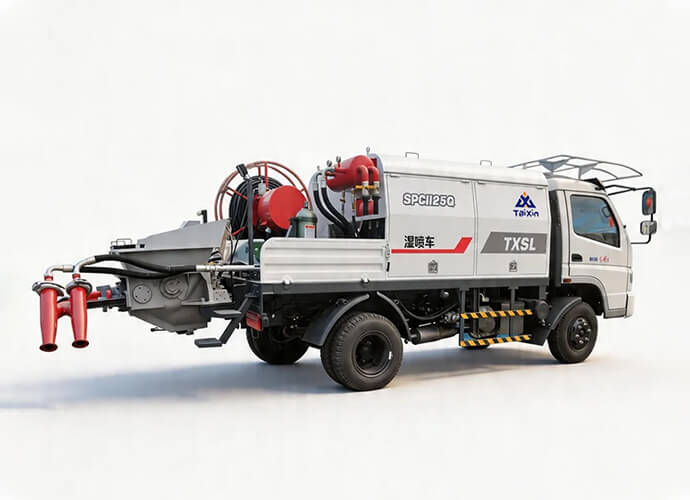 Double Nozzle Spraying Vehicle