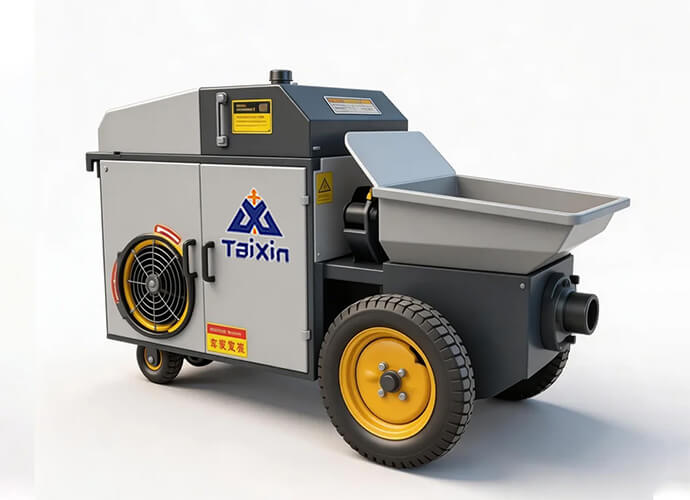 Small concrete pump